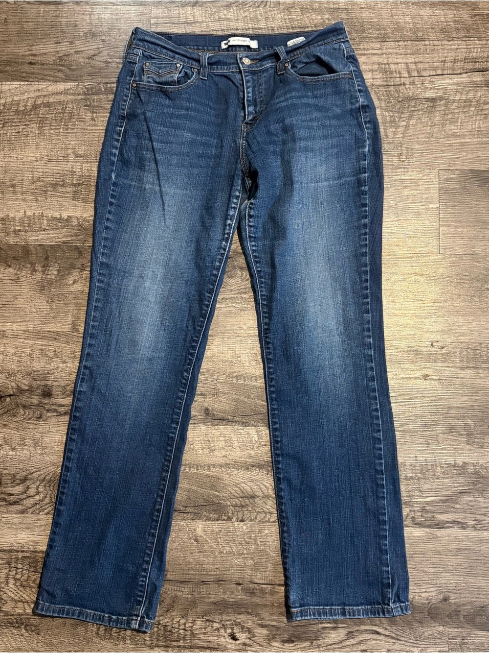 Levi’s 505 Jeans Women’s 10M Blue Straight Leg Denim